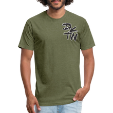 Load image into Gallery viewer, Fitted Graffiti T-shirt - heather military green
