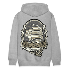 Load image into Gallery viewer, Men’s nautical hoodie - heather grey
