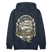 Load image into Gallery viewer, Men’s nautical hoodie - navy
