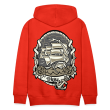 Load image into Gallery viewer, Men’s nautical hoodie - red
