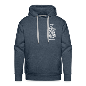 Men’s nautical hoodie - heather denim