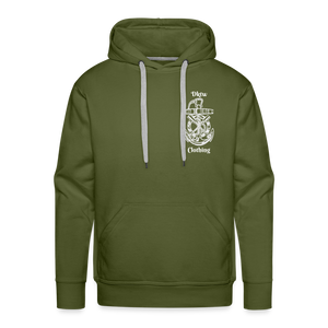 Men’s nautical hoodie - olive green