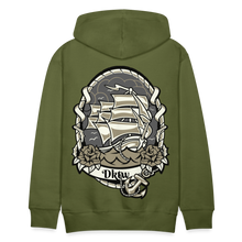 Load image into Gallery viewer, Men’s nautical hoodie - olive green

