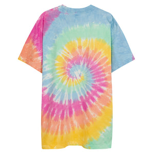 Oversized tie dye