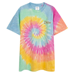 Oversized tie dye