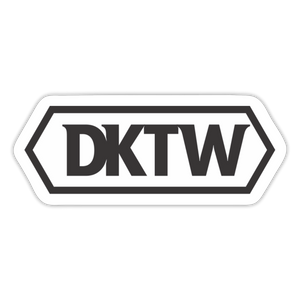 Banner Sticker - white matte
