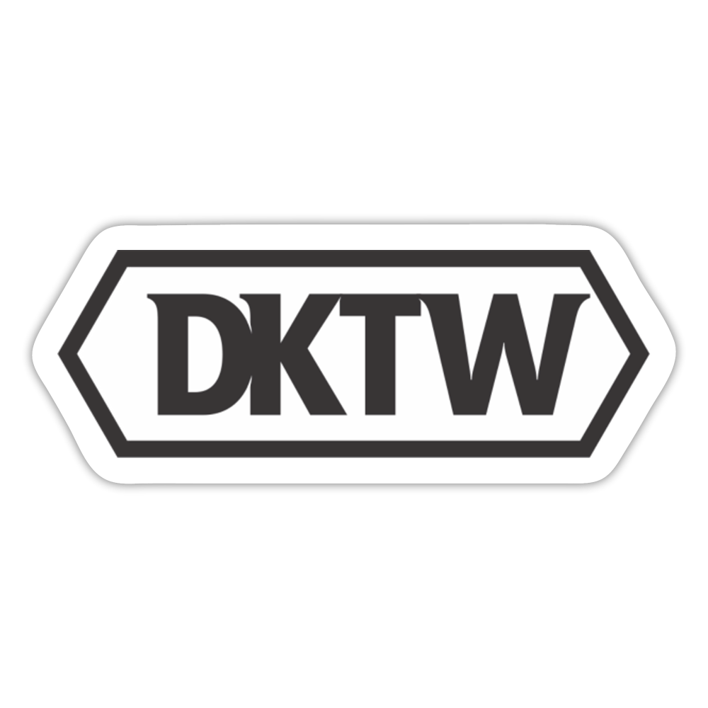 Banner Sticker - white matte